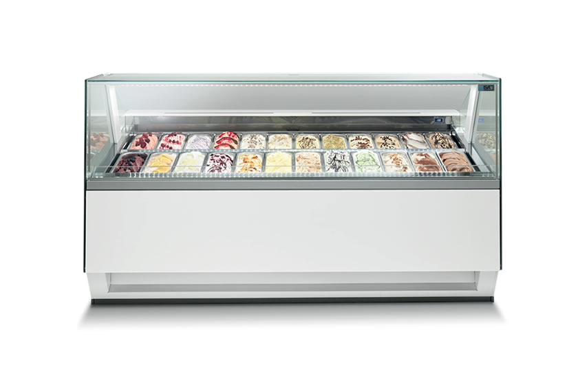 Vetrina gelato ISA Diva