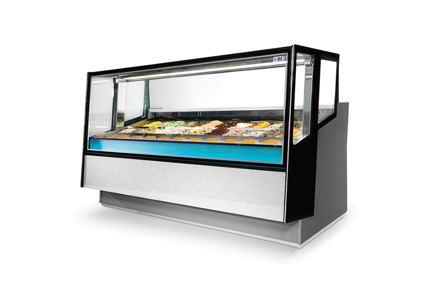 Vetrina gelato ISA Kaleido