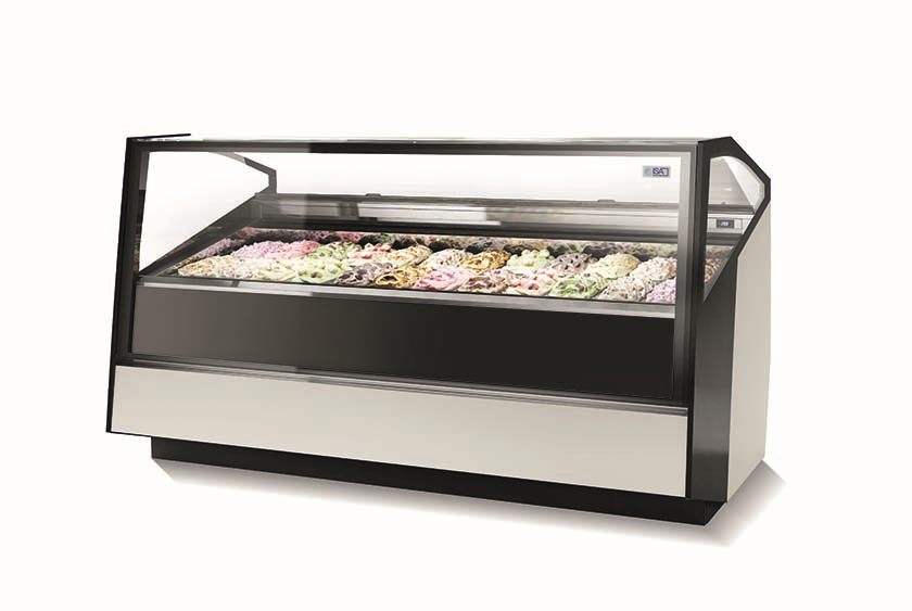 Vetrina gelato ISA Stratos